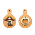 Solid Wood Fridge Magnet Bottle Opener