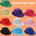 Bright Flashing Sequins Fedora Hat