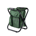 Camping Foldable Cooler Chair With Backpack Straps