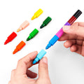 12 Color Block Patchwork Crayons
