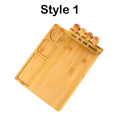 5-Piece Bamboo Cheese Board Set