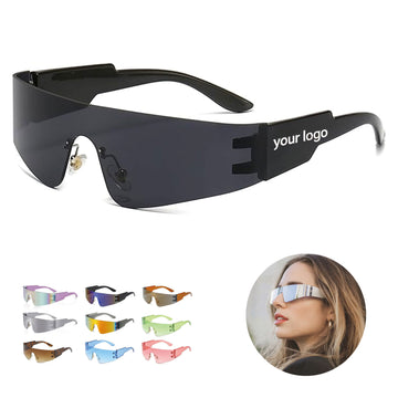 Futuristic Rimless UV Sunglasses