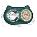 Slow Feeder Dog Bowls Stainless Steel