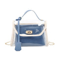 Clear Crossbody Bag with Removable Wristlet Pouch/ Jelly Bag
