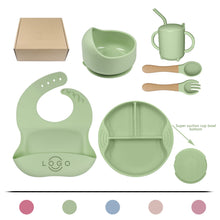 6-Pack Silicone Baby Feeding Set