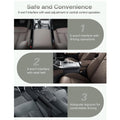 Premium Leather Car Seat Gap Filler Organizer