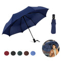 Premium Windproof Compact Travel Umbrella Auto Open Close