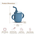 Baby Training Cup With Soft Nozzle And Handle