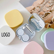 Contact Lens Case with Mirror Solution Bottle