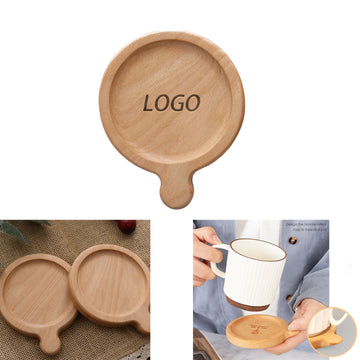 Beech Wood Handle Coaster