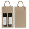 Transparent Two-Bottle Wine Tote Bag