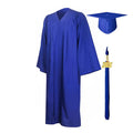 Matte Graduation Gown Cap Tassel Set