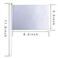 Custom Full Color Single Reverse Polyester Hand Flag