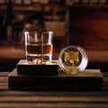 Custom Whiskey Glass With Animal Pattern On Bottom