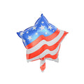 American Flag Aluminium Balloon
