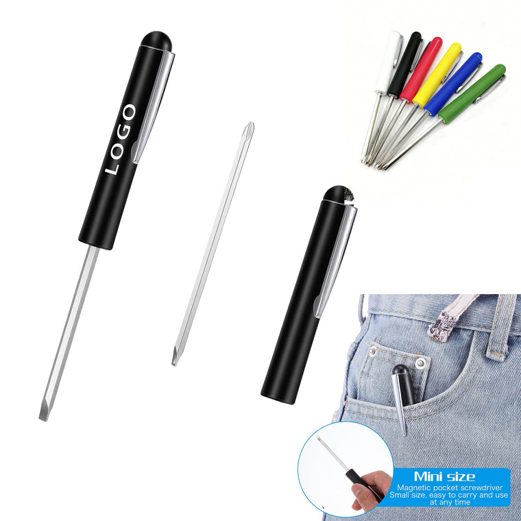 Pocket Screwdriver With Reversible Blade