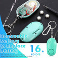 130 Db Personal Safety Alarm Keychain With Led Light