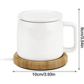 Self-Heating Coffee Mug with Bamboo Base