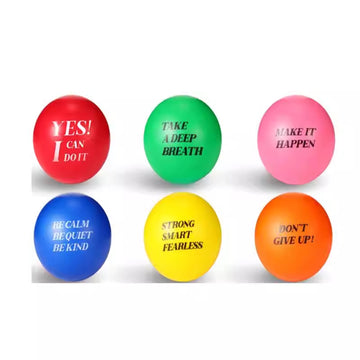 2.5" Motivational Stress Reliever Balls