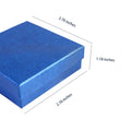 Cardboard Jewelry Boxes With Lids For Necklace Ring Earring Display Box