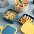 Portable Square Lunch Box With Lid