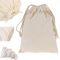 Cotton Canvas Drawstring Tote Bags