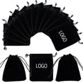 Jewelry Flannel Drawstring Organizer