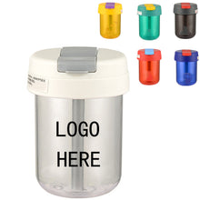 330ml Mini Clear Straw Plastic Water Bottle