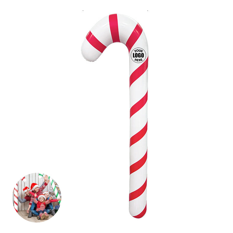 Inflatable Candy Cane Balloons For Christmas Decoration