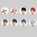 Unisex Kitchen Working Catering Elastic Half Mesh Cap