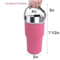30oz Tumbler Carrier Holder Pouch with Shoulder Strap