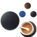 Round Leather Insulated Coaster