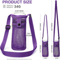 Mesh Water Bottle Holder Crossbody Water Bottle Sling Bag