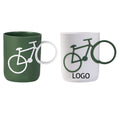 Plastic Couple Cup Bicycle Handle Shaped Toothbrush Cup Mug