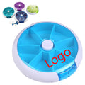 Travel Portable 7 Compartment Vitamin Medicine Organizer Box