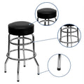 Pvc Seat Tall Metal Bar Stool