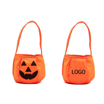 Halloween Hand-held Pumpkin Shaped Candy Bag