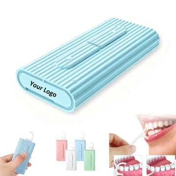 Portable Floss Storage Case With 10 Floss Picks