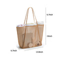 Foldable Mesh Beach Tote Bag