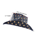 Vintage Patriotic Straw Western Cowboy Hat