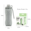 BPA-Free Leak-Proof Reusable Silicone Collapsible Bottle