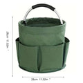 Collapsible Garden Bucket Tool Bag With 6 Outer Pockets