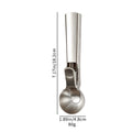 Polished Stainless Steel Ice Cream Spoon With Trigger