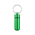 Aluminum Alloy Mini Pill Case Keychain
