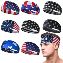 American Flag Sports Headband
