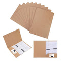 A4 Portable Presentation Kraft Paper Cardboard Folder