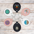 Waterproof Anti-Scratch Soft Silicone Coin Holder Keychain