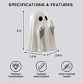 Cute Ghost Desk Pen Holder Figurine Decor