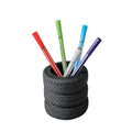 Black Tire Shaped Pen Holder
