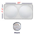 59" x 27.6" Car Windshield Sun Shade